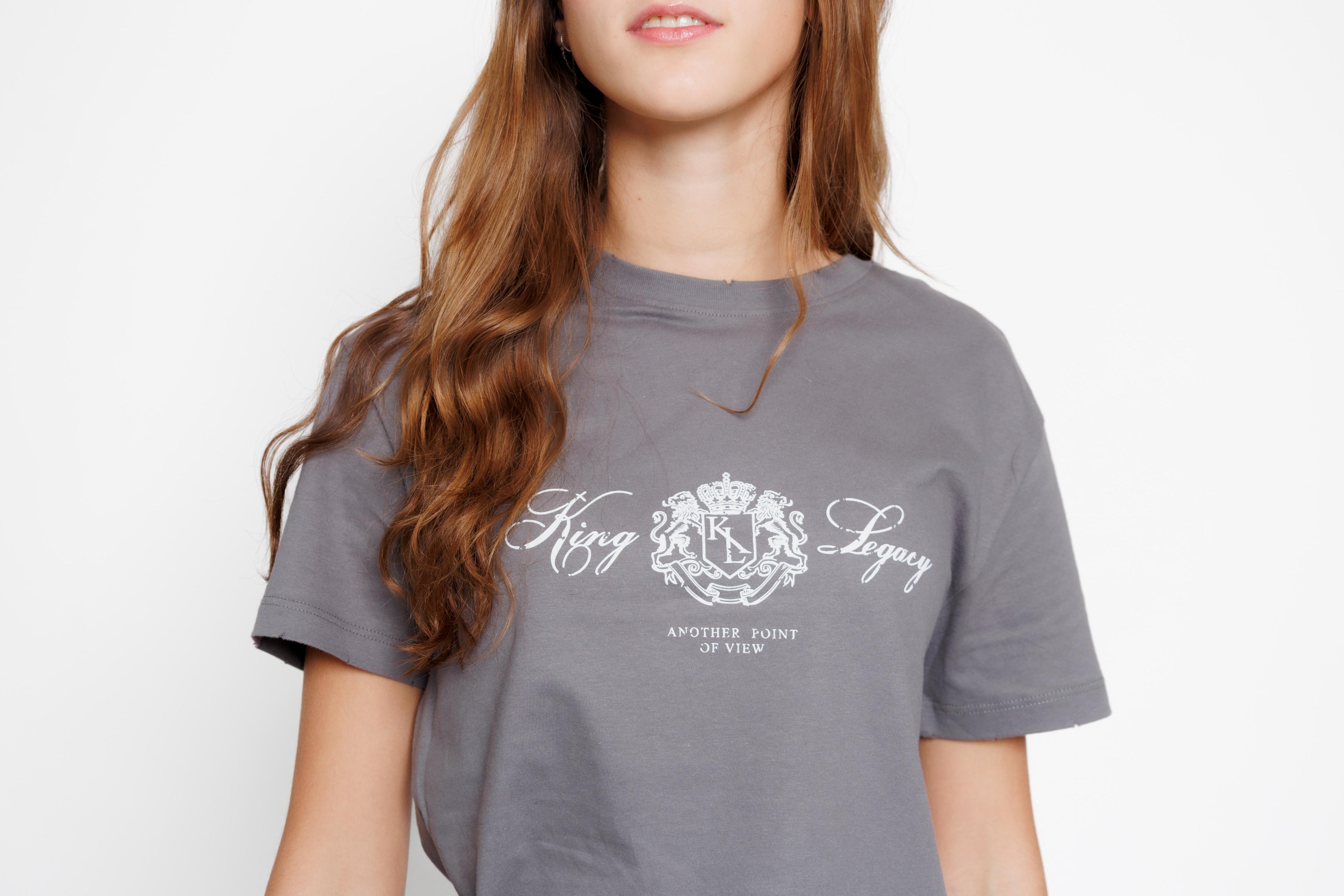 PLAYERA GRIS CRESTED