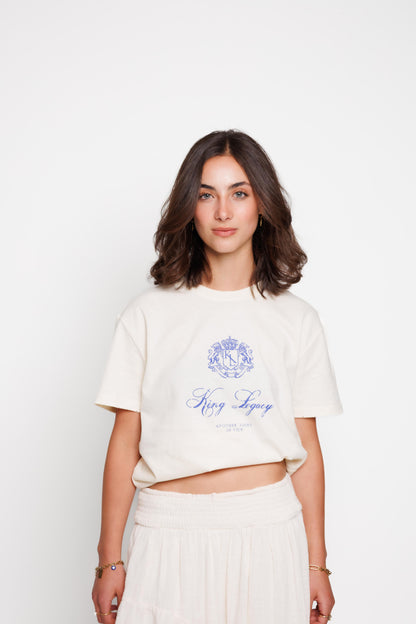 PLAYERA CREMA CRESTED