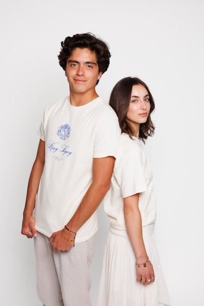 PLAYERA CREMA CRESTED