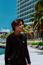 PLAYERA NEGRA LONG SLEEVE