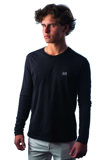 PLAYERA NEGRA LONG SLEEVE