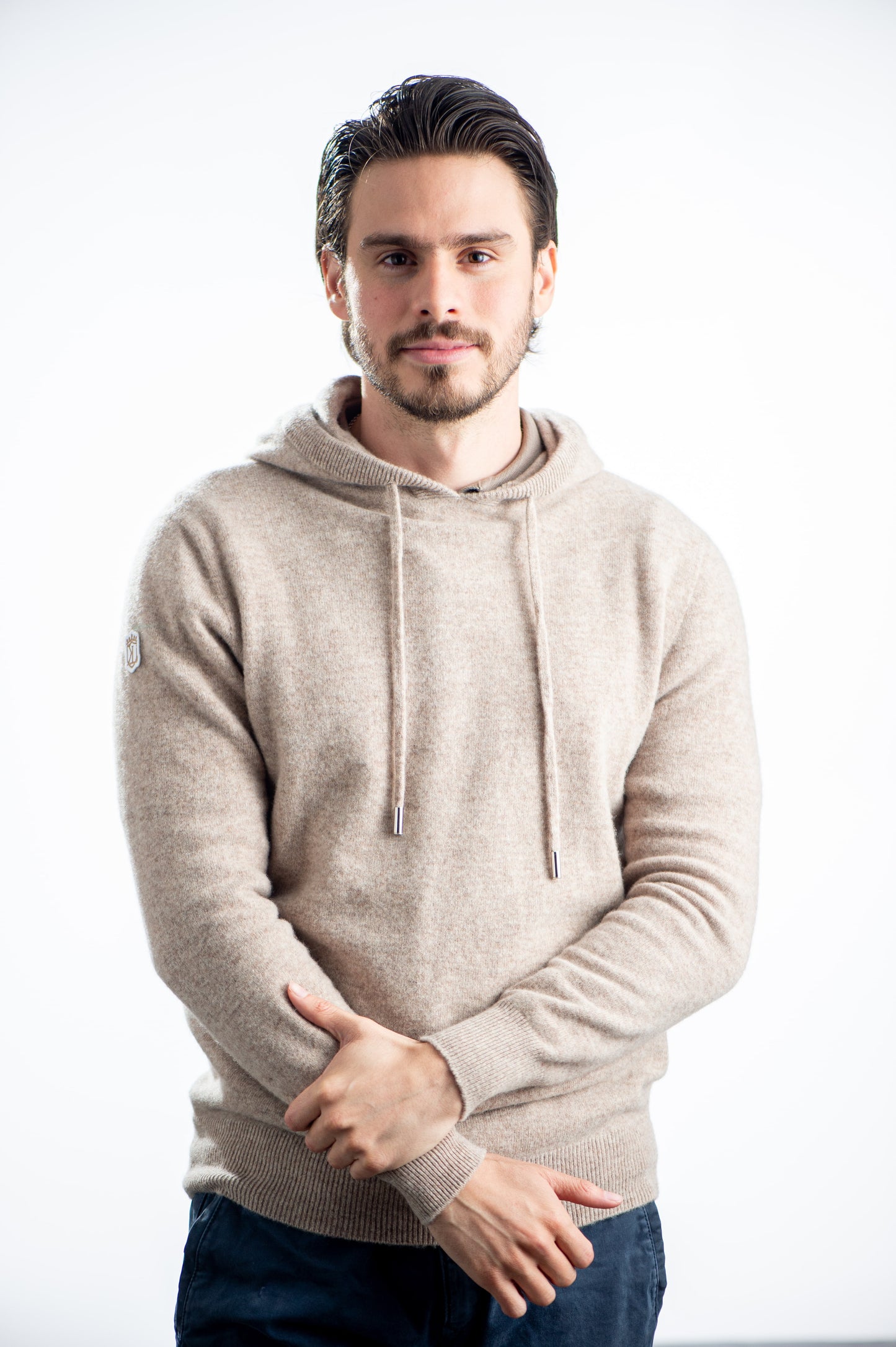 CASHMERE SANDSTONE HOODIE