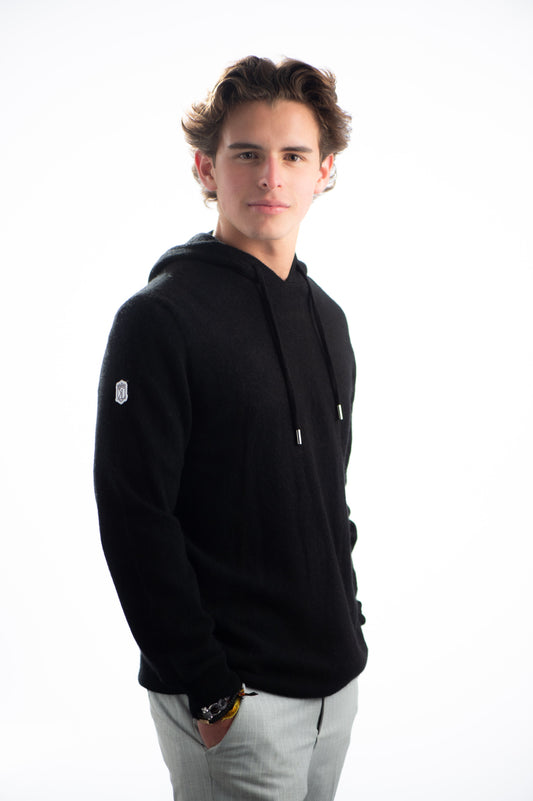 CASHMERE OBSIDIAN HOODIE