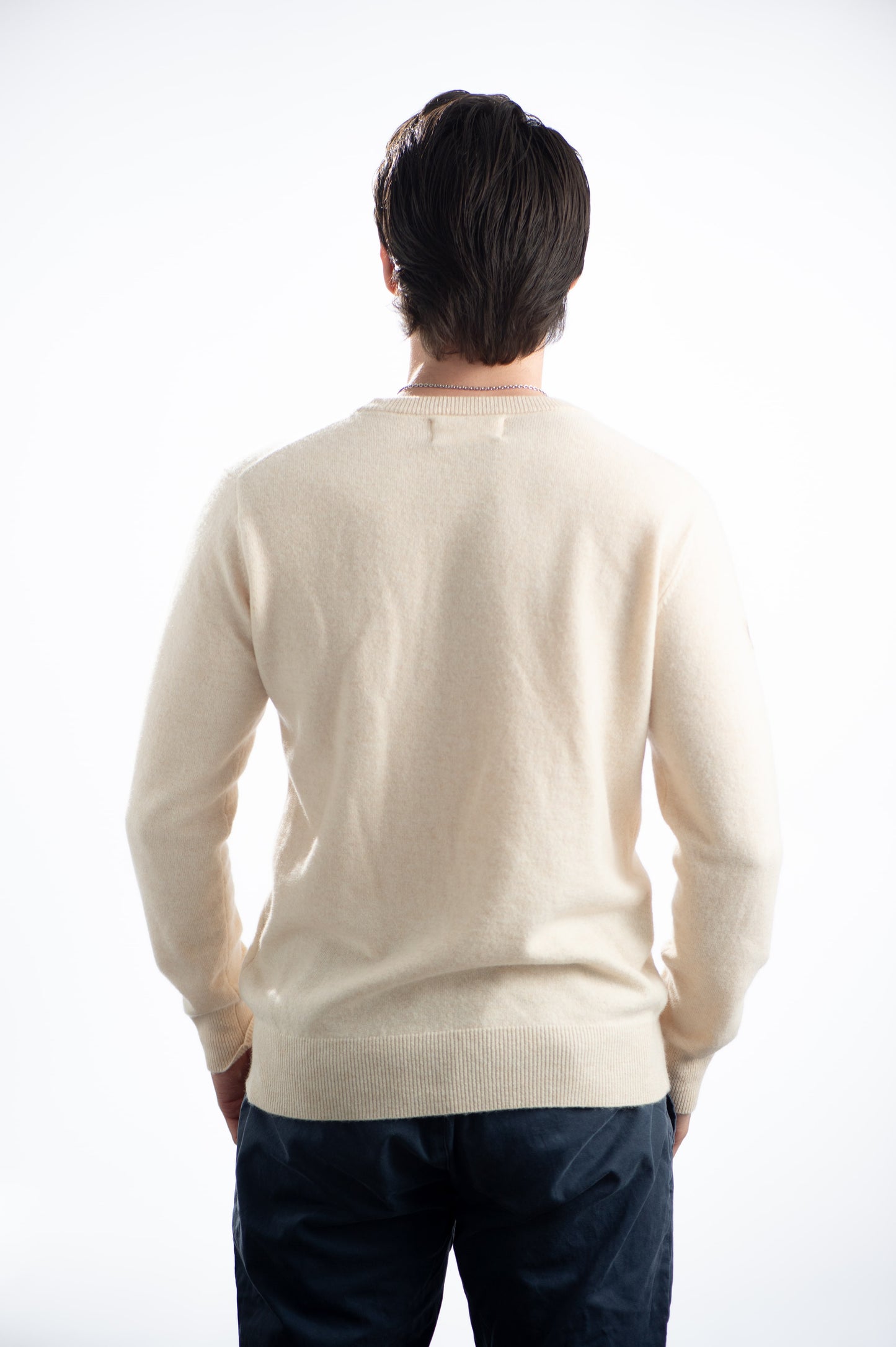 CREAM CASHMERE SWEATER