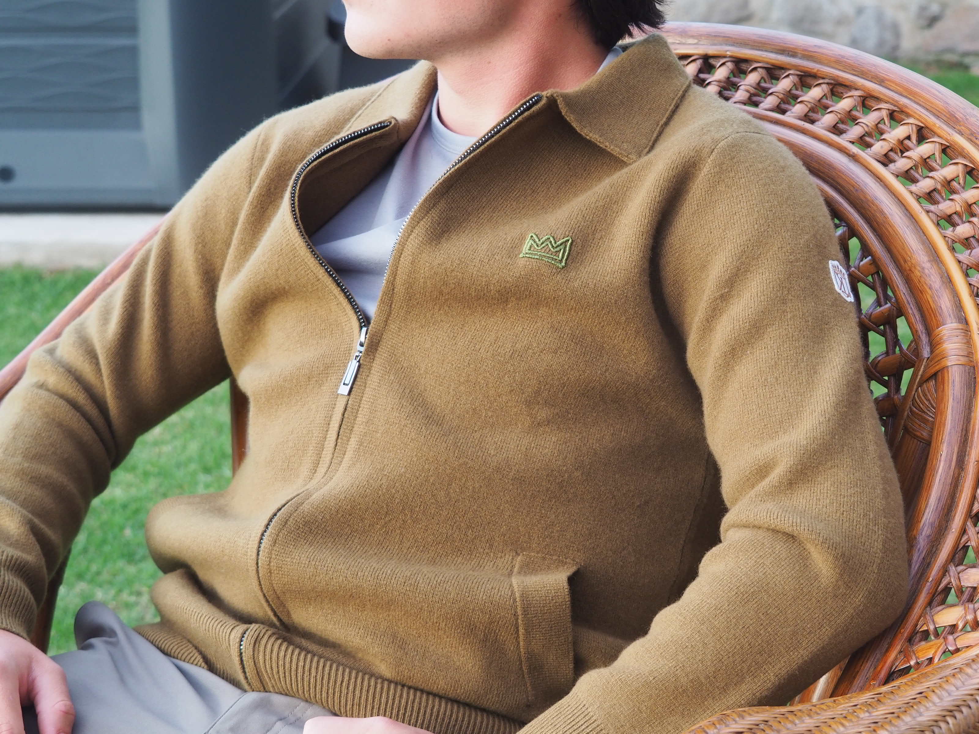 CARDIGAN NOBLE FIR CASHMERE