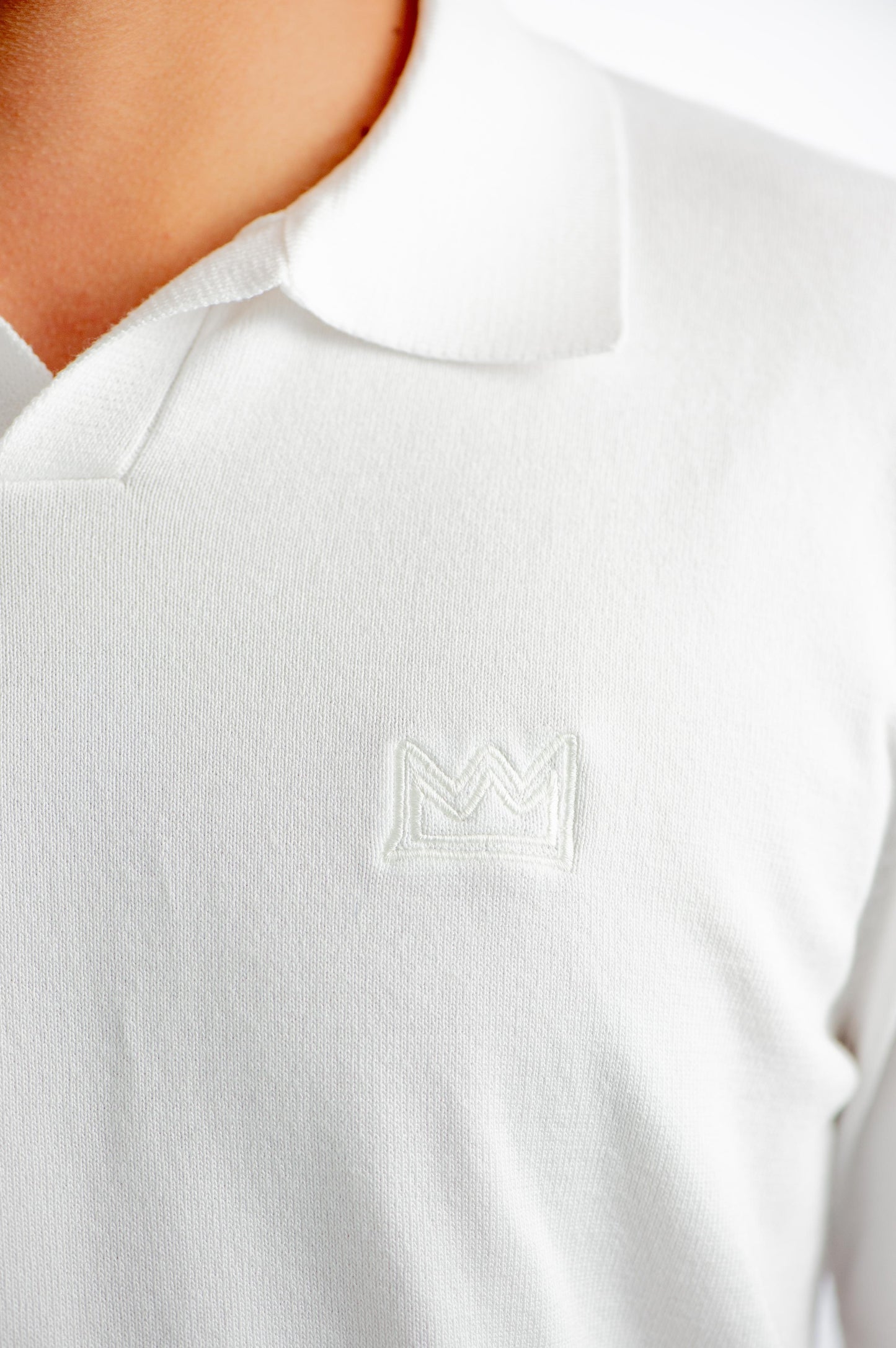 CLASSIC CREAM KNITTED POLO