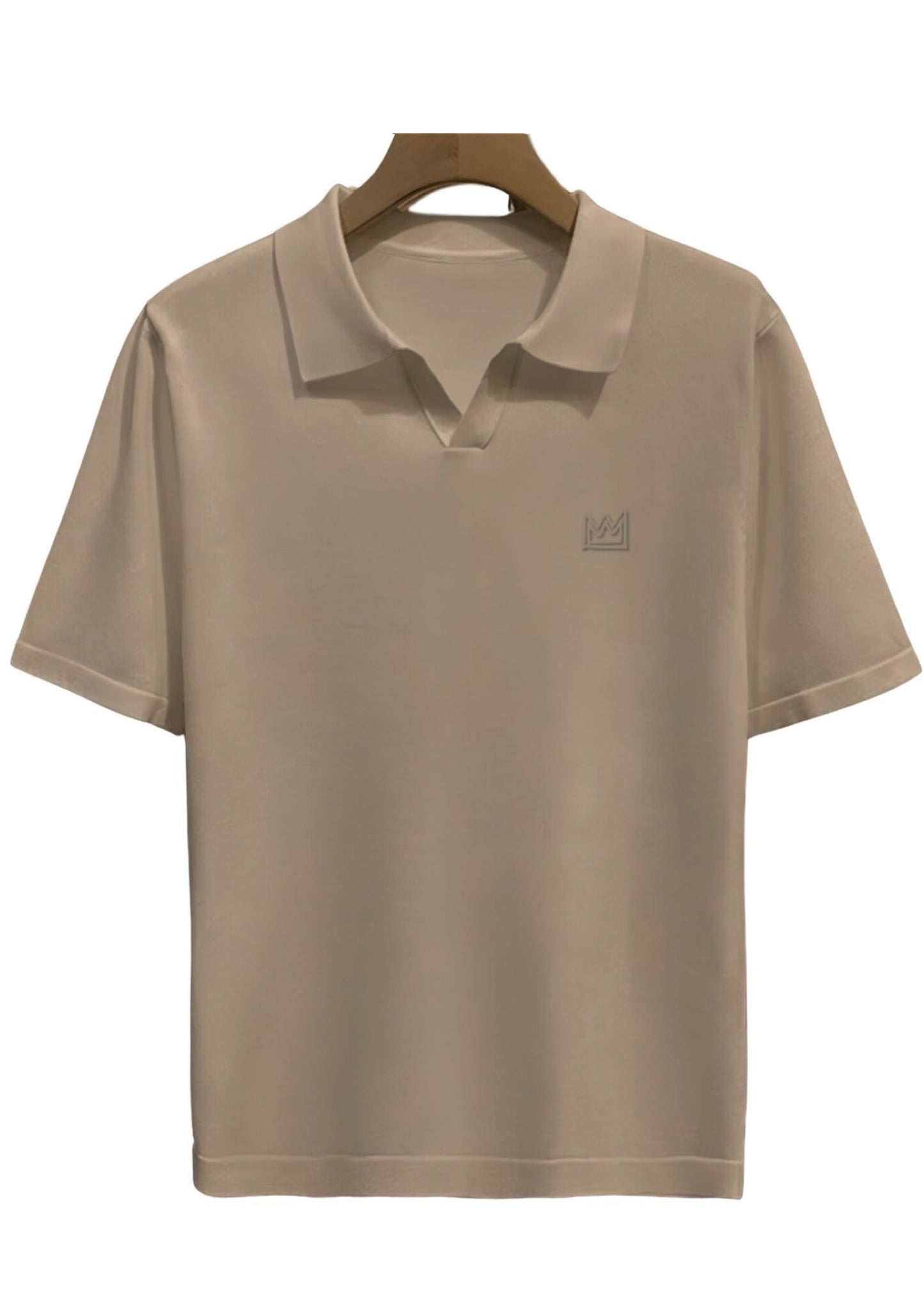 CLASSIC BROWN KNITTED POLO