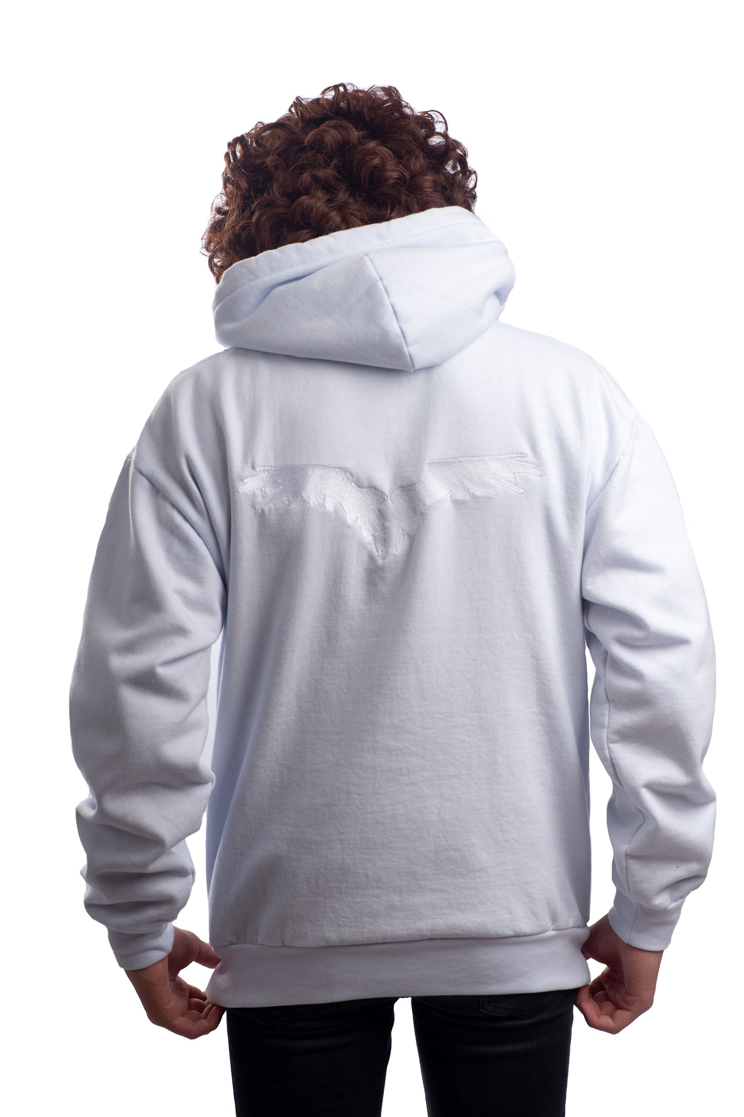 WHITE DIFFERENT HOODIE