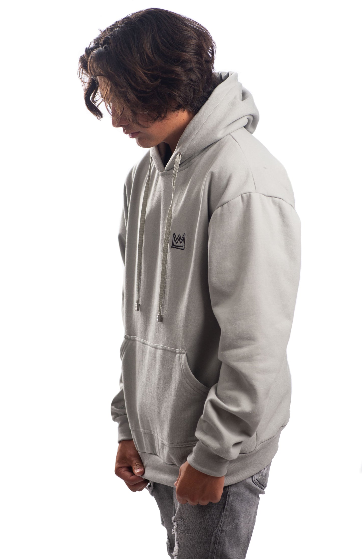 GREY DIFFERENT HOODIE